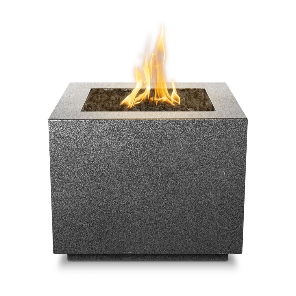 The Outdoor Plus 60" Forma Powder Coated Steel Square Fire Pit Table