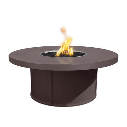 The Outdoor Plus 60" Mabel Powder Coated Steel Round Fire Pit Table
