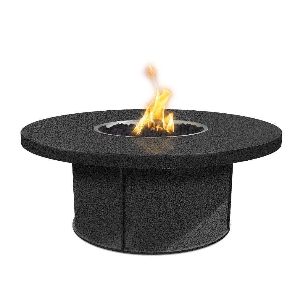 The Outdoor Plus 60" Mabel Powder Coated Steel Round Fire Pit Table