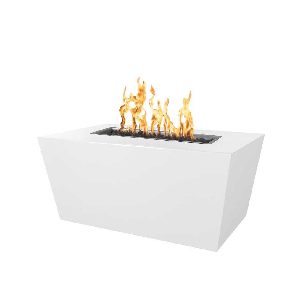 The Outdoor Plus 60" Mesa Powder Coated Steel Rectangle Fire Pit Table