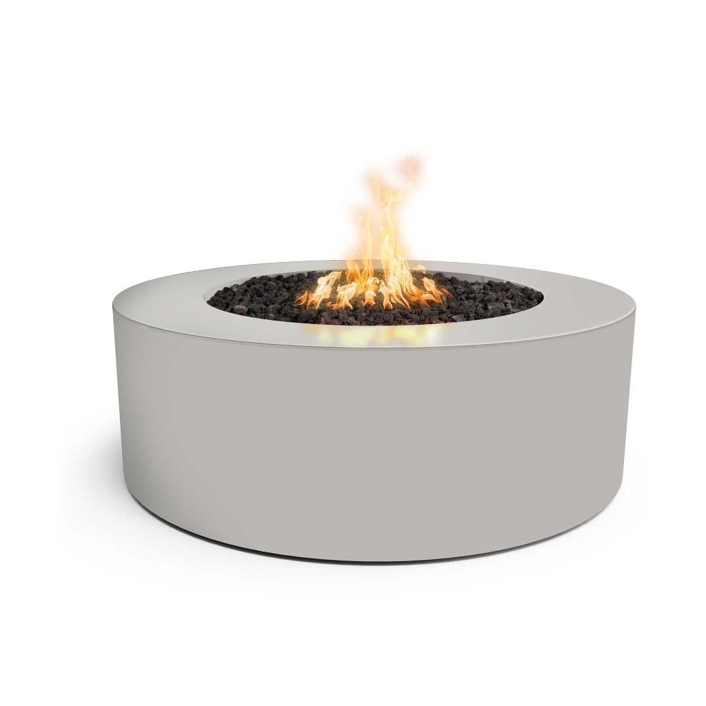 The Outdoor Plus 60" Unity Powder Coated Steel Round Fire Pit - 24" Tall