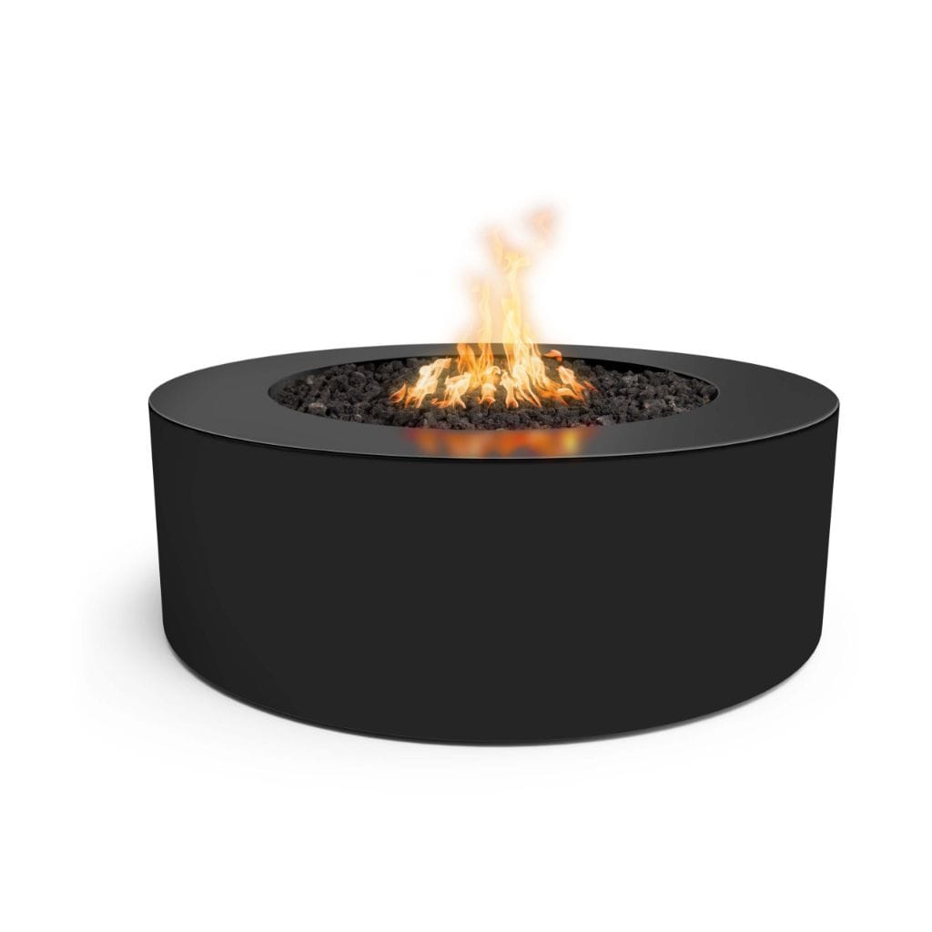 The Outdoor Plus 60" Unity Powder Coated Steel Round Fire Pit - 24" Tall