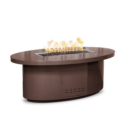The Outdoor Plus 72" Vallejo Copper & Corten Steel & Stainless Steel Rectangle Fire Pit