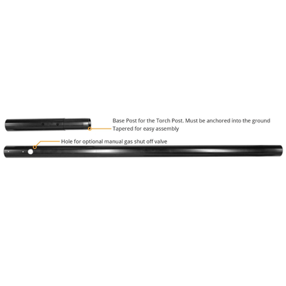 The Outdoor Plus 80" Aluminum In-Ground Post