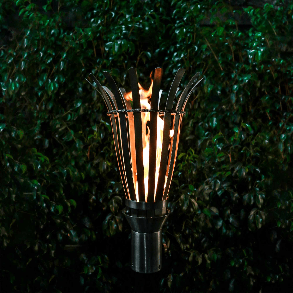 The Outdoor Plus Basket Stainless Steel Gas Fire Torch
