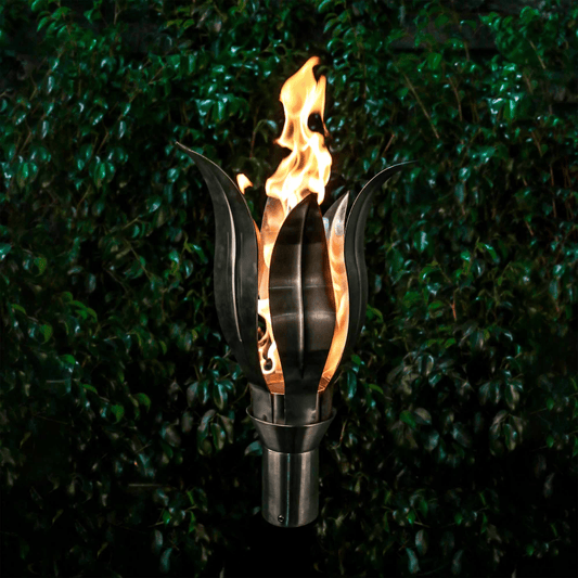 The Outdoor Plus Flower Stainless Steel Gas Fire Torch