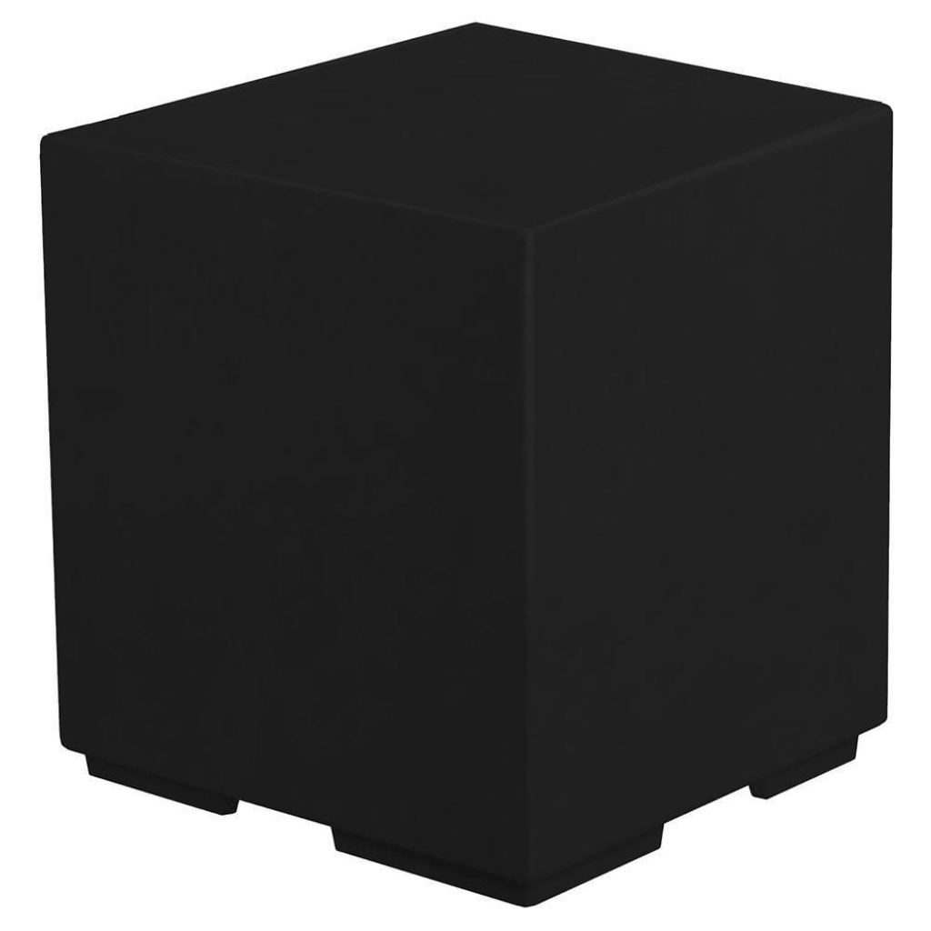 The Outdoor Plus GFRC Concrete Pedestal with Access Door for Fire Bowl