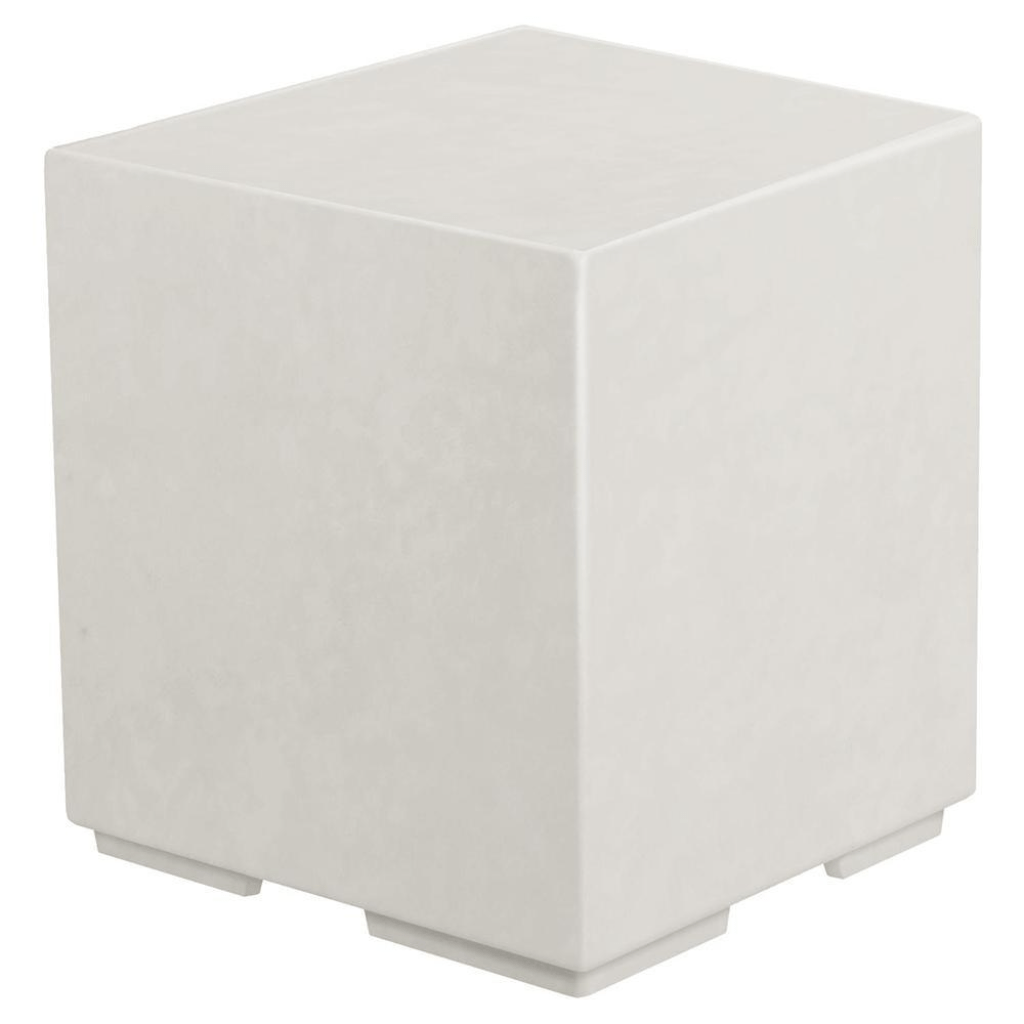 The Outdoor Plus GFRC Concrete Pedestal with Access Door for Fire Bowl