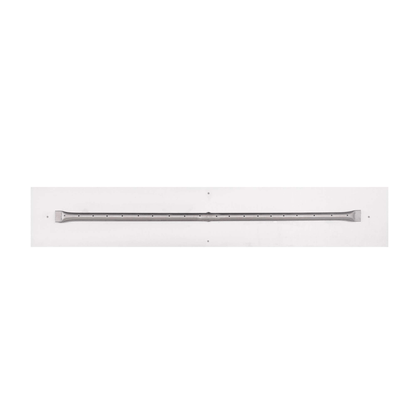 The Outdoor Plus Rectangular Flat Pan With Stainless Steel Linear Burner