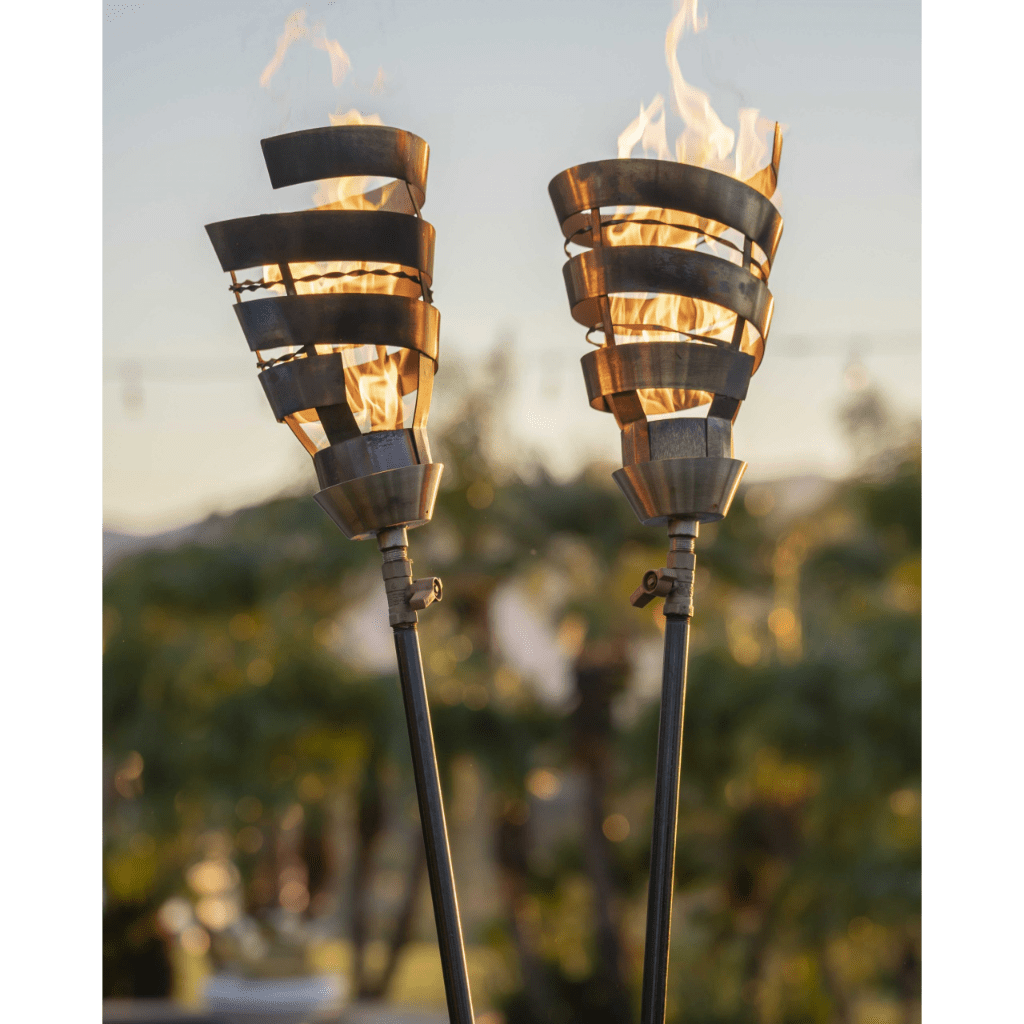 The Outdoor Plus Spiral Stainless Steel Gas Fire Torch