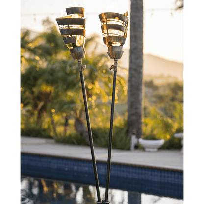 The Outdoor Plus Spiral Stainless Steel Gas Fire Torch