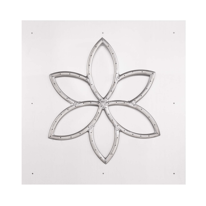 The Outdoor Plus Square Flat Pan With Stainless Steel Lotus Burner