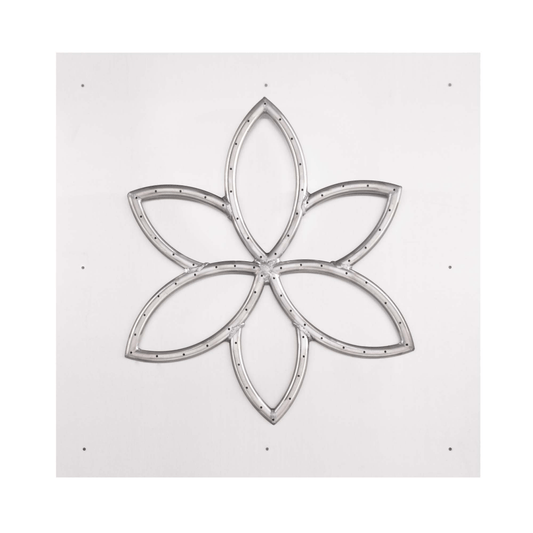 The Outdoor Plus Square Flat Pan With Stainless Steel Lotus Burner