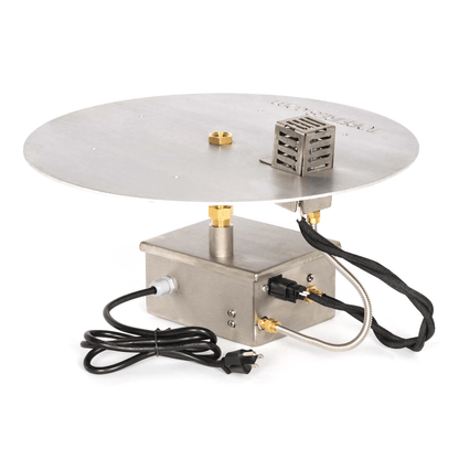 The Outdoor Plus Square Flat Pan With Stainless Steel Square Bullet Burner