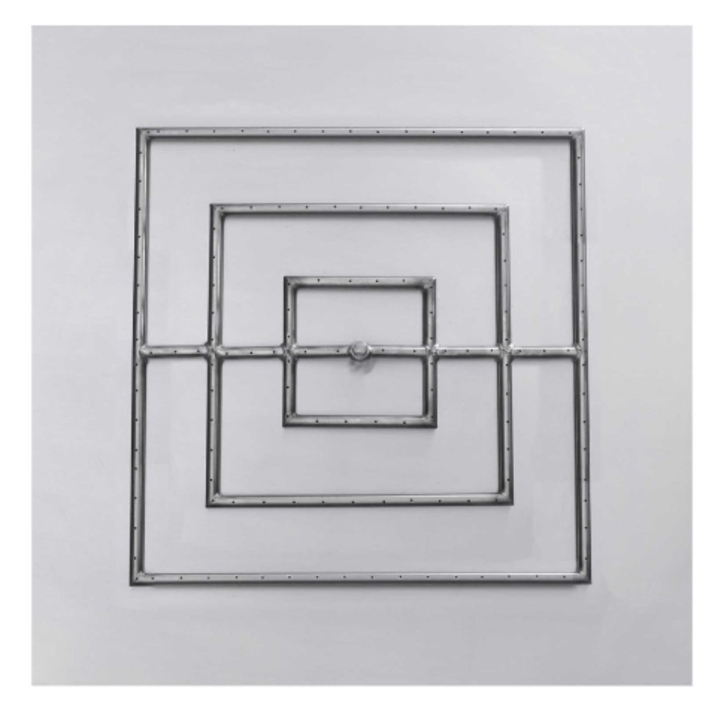 The Outdoor Plus Square Flat Pan With Stainless Steel Square Burner