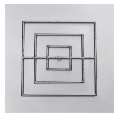 The Outdoor Plus Square Flat Pan With Stainless Steel Square Burner