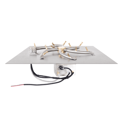 The Outdoor Plus Square Flat Pan With Stainless Steel Triple 'S' Bullet Burner