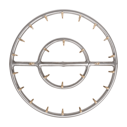The Outdoor Plus Stainless Steel Round Bullet Burner (Burner Only)