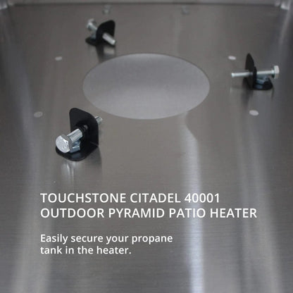 Touchstone 89" Citadel Pyramid Outdoor Propane Gas Patio Heater