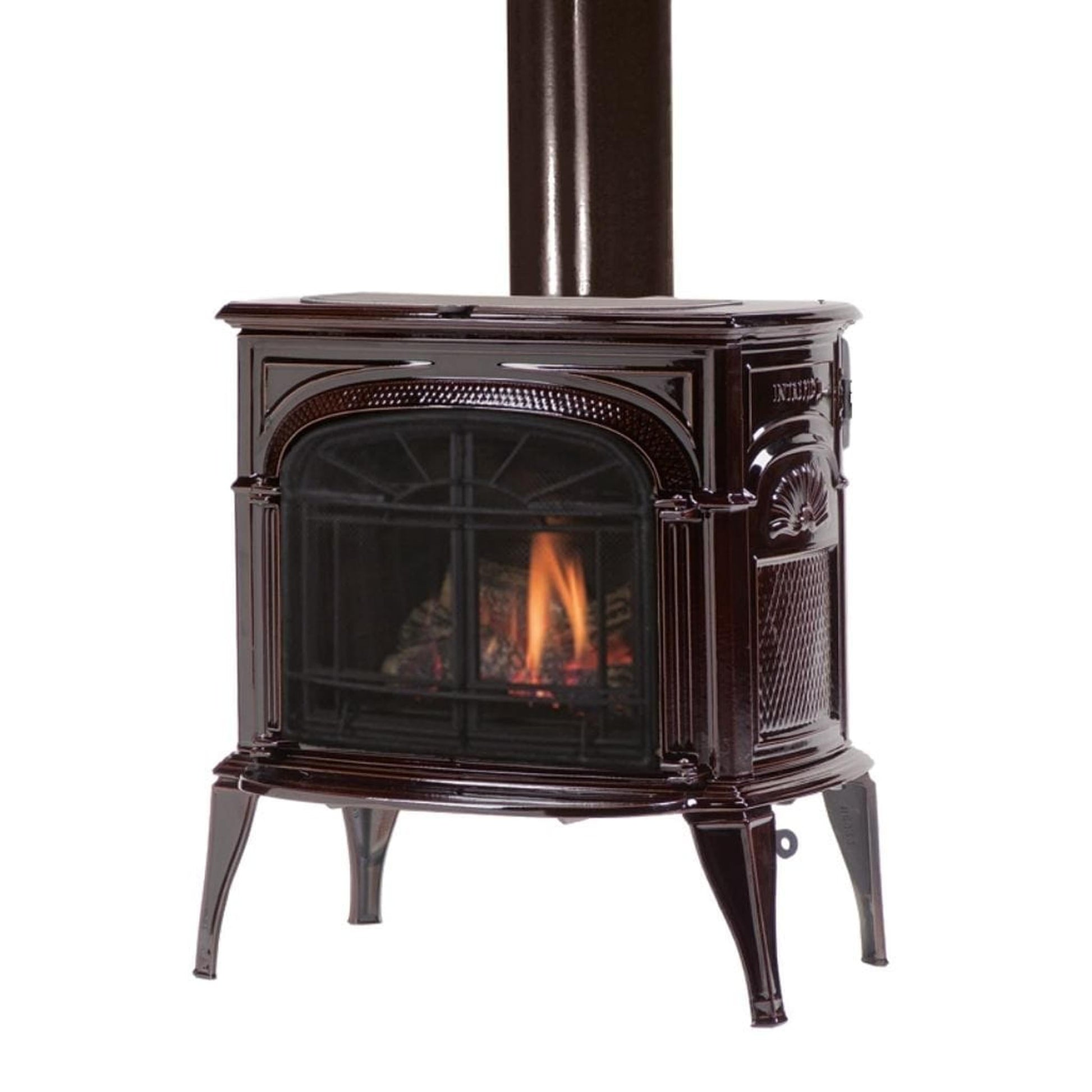 Vermont Castings Intrepid 21" Bordeaux Enamel Direct Vent Propane Gas Stove