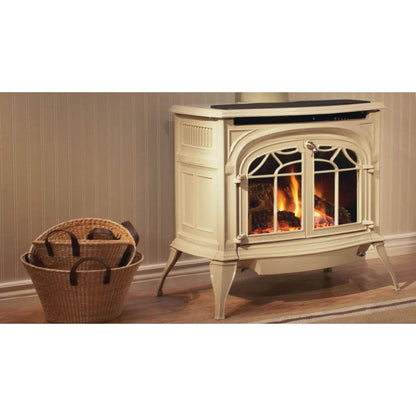 Vermont Castings Radiance 31" Majolica Brown Direct Vent Propane Gas Stove