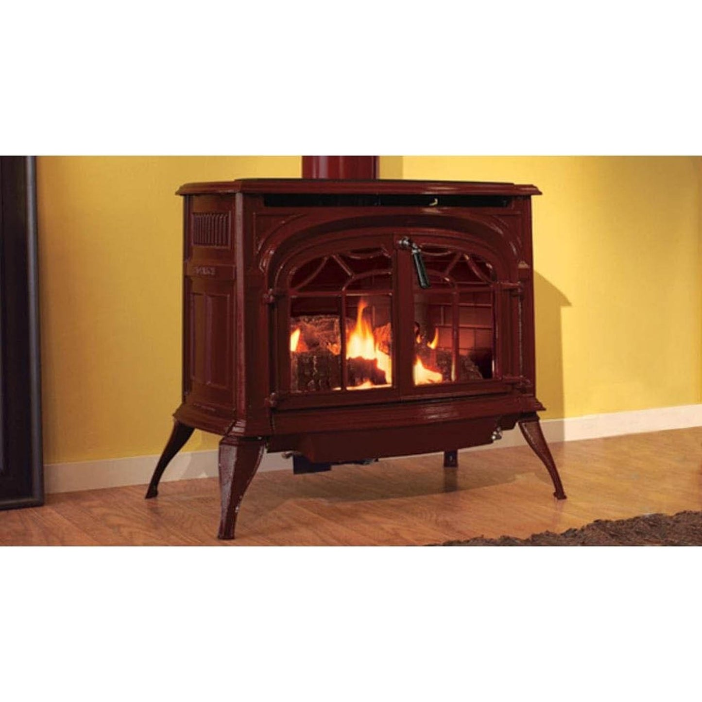 Vermont Castings Radiance 31" Majolica Brown Direct Vent Propane Gas Stove