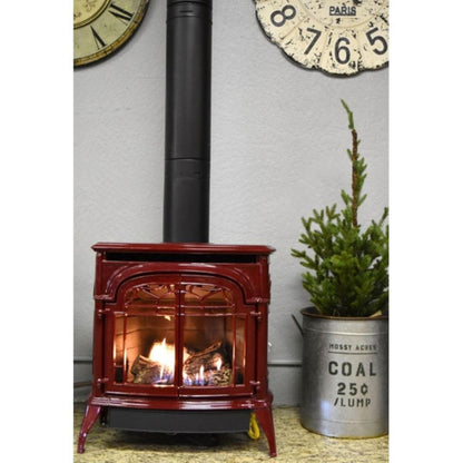 Vermont Castings Stardance 25" Majolica Brown Direct Vent Propane Gas Stove