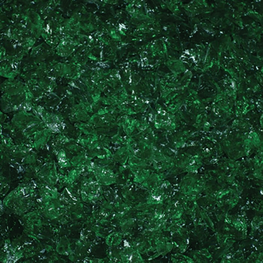 Warming Trends 10lb 3/4" CR Green 6 Fire Glass