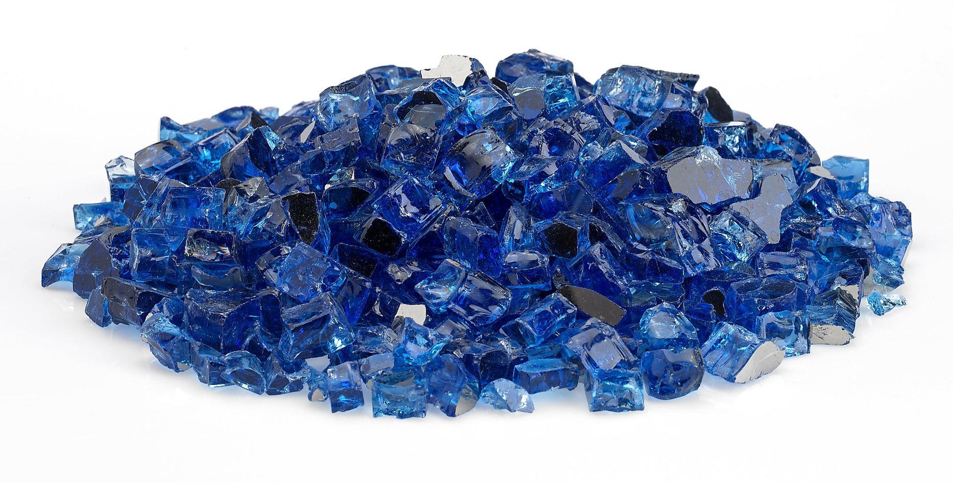 Warming Trends 1/2" Cobalt Reflective Fire Glass (50lb)