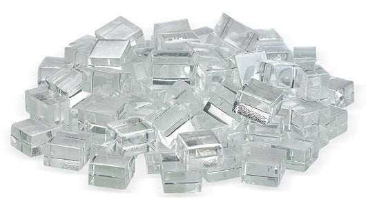 Warming Trends 1/2" StarFire Luster Fire Glass Cubes (80lb)