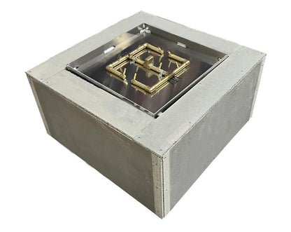 Warming Trends 60" Square Ready-To-Finish Kit With U300 Crossfire Brass Burner