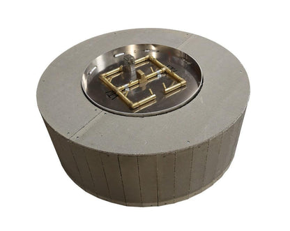 Warming Trends 72" Circular Ready-To-Finish Kit With U360 Crossfire Brass Burner