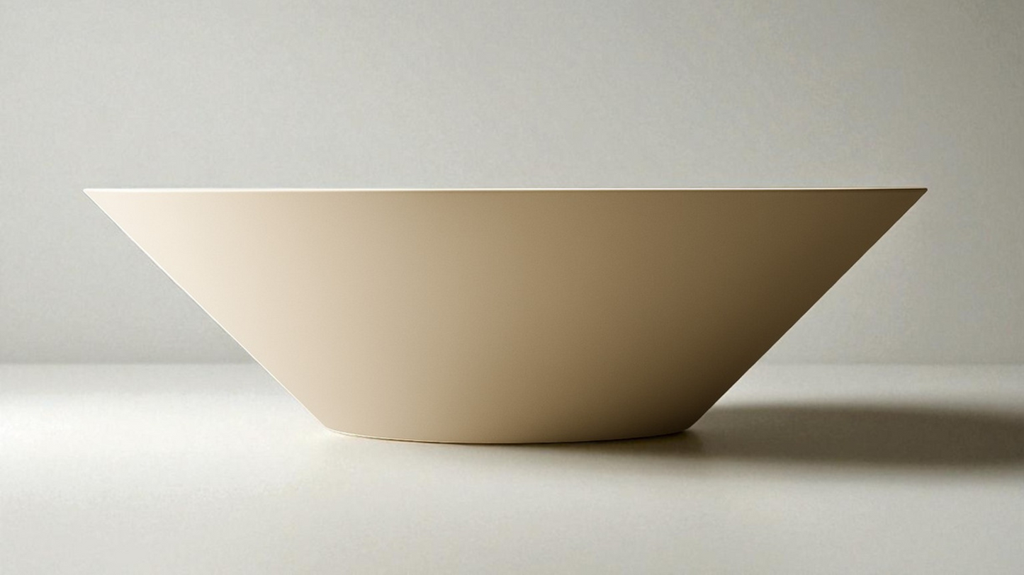 Warming Trends AON 38" Sand Finish Glass Fiber Reinforced Concrete Round Halo Large Wok With U140 Crossfire Brass Burner and 31" Circular Plate