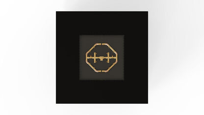 Warming Trends AON 48" Black Powder-Coated Steel Square Natural Gas Fire Table With Platinum Ignition and U180 CrossFire Brass Burner