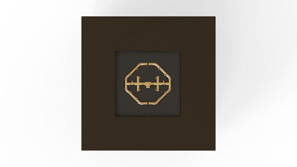 Warming Trends AON 48" Bronze Powder-Coated Steel Square Liquid Propane Fire Table With Push Button Ignition and U180 CrossFire Brass Burner