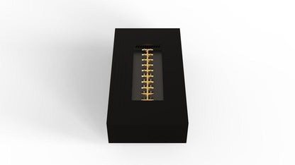Warming Trends AON 72" Black Powder-Coated Steel Rectangular Liquid Propane Fire Table With Mercury Ignition and UT290 CrossFire Brass Burner