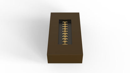 Warming Trends AON 72" Bronze Powder-Coated Steel Rectangular Natural Gas Fire Table With Platinum Ignition and UT290 CrossFire Brass Burner