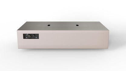 Warming Trends AON 72" Sand Pebble Powder-Coated Steel Rectangular Liquid Propane Fire Table With Push Button Ignition and UT290 CrossFire Brass Burner