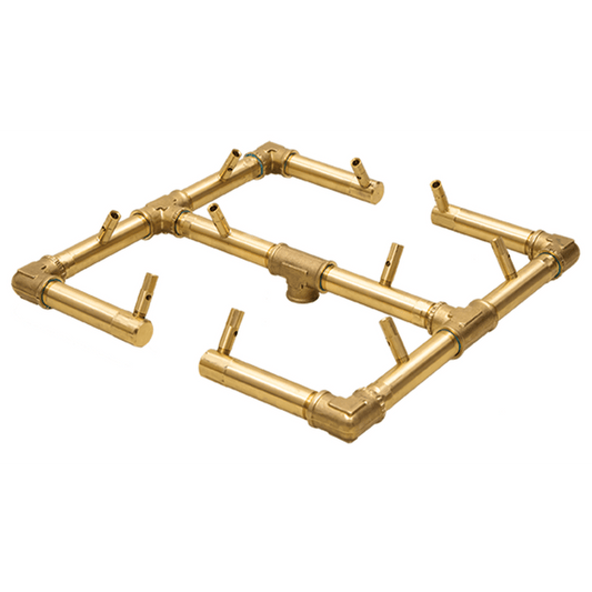 Warming Trends CFB120 Original Crossfire Brass Burner with 3/4" Flex Line Kit