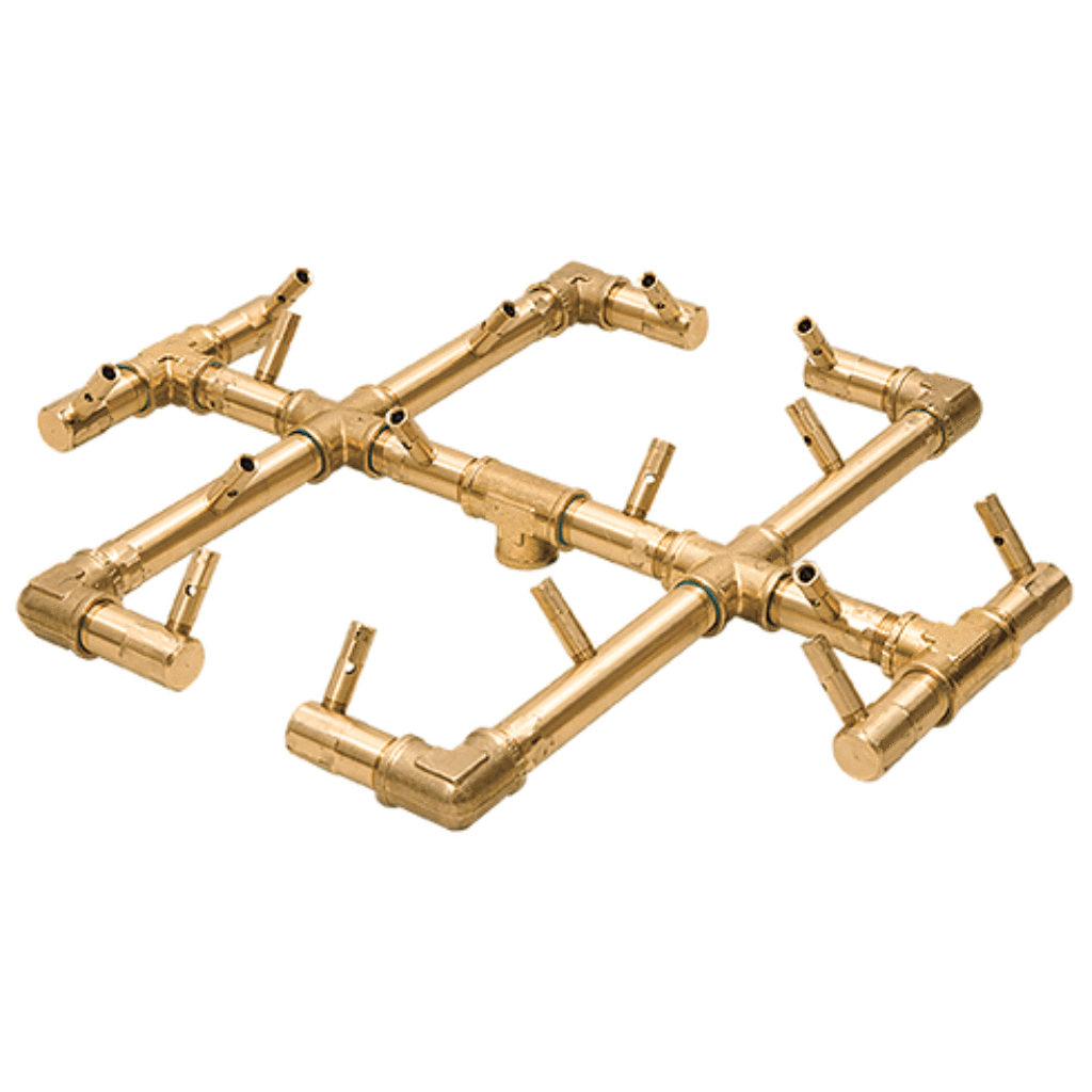 Warming Trends CFB180 Original Crossfire Brass Burner with 3/4" Flex Line Kit