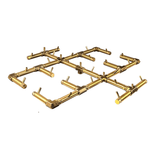 Warming Trends CFB350 Original Crossfire Brass Burner 3/4" Dual Flex Line Kit