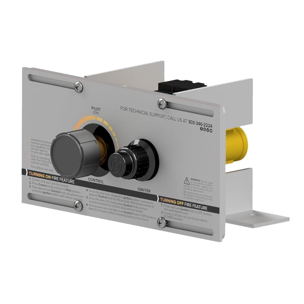 Warming Trends Mercury Ignition Spark Ignitor With Internal Safety Shutoff and 6' Pilot for Liquid Propane