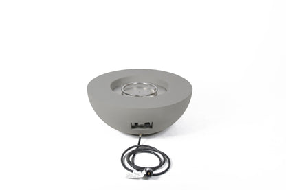 Modeno Roca 34" Gray Bowl Concrete Liquid Propane Fire Table