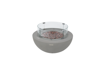Modeno Roca 34" Gray Bowl Concrete Liquid Propane Fire Table