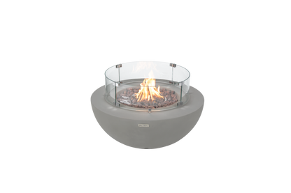 Modeno Roca 34" Gray Bowl Concrete Liquid Propane Fire Table