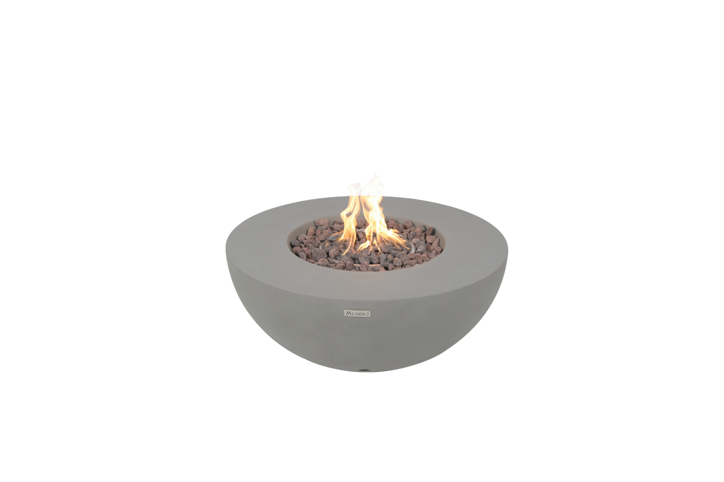 Modeno Roca 34" Gray Bowl Concrete Liquid Propane Fire Table