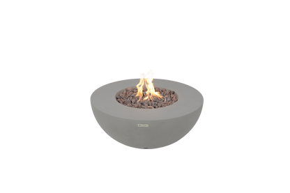 Modeno Roca 34" Gray Bowl Concrete Liquid Propane Fire Table
