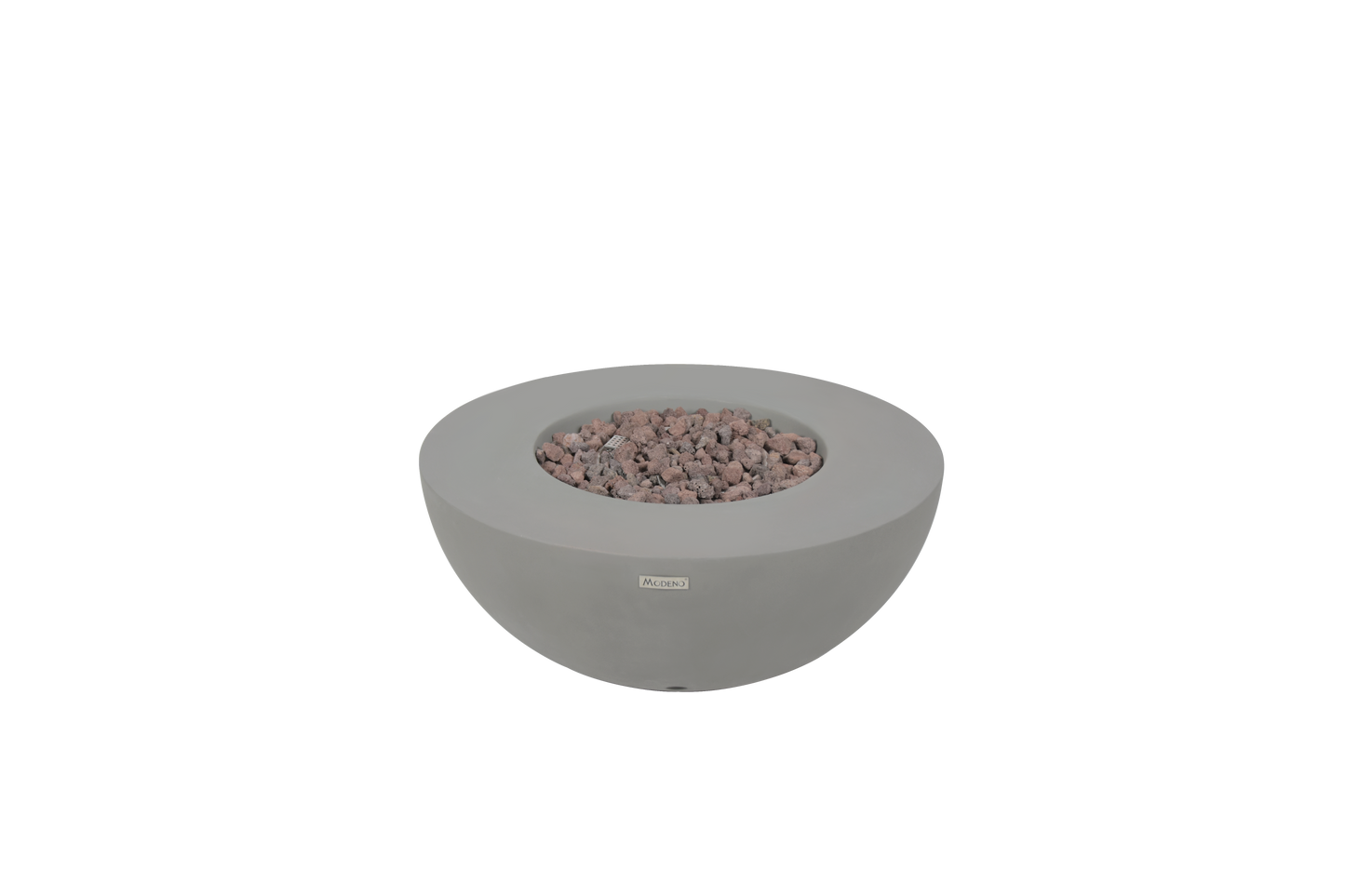 Modeno Roca 34" Gray Bowl Concrete Liquid Propane Fire Table