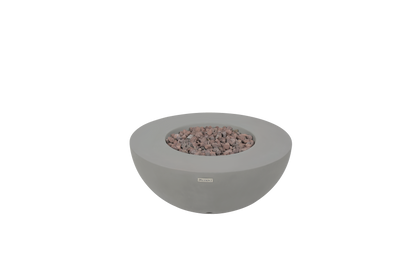 Modeno Roca 34" Gray Bowl Concrete Liquid Propane Fire Table